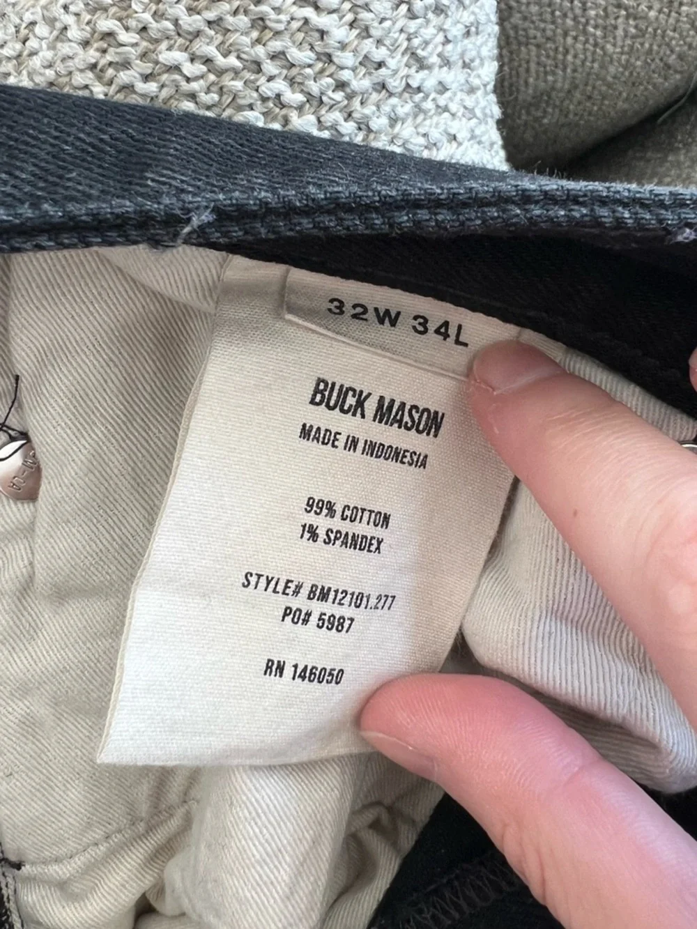 Buck Mason Men's Japanese Denim Maverick Slim Jeans